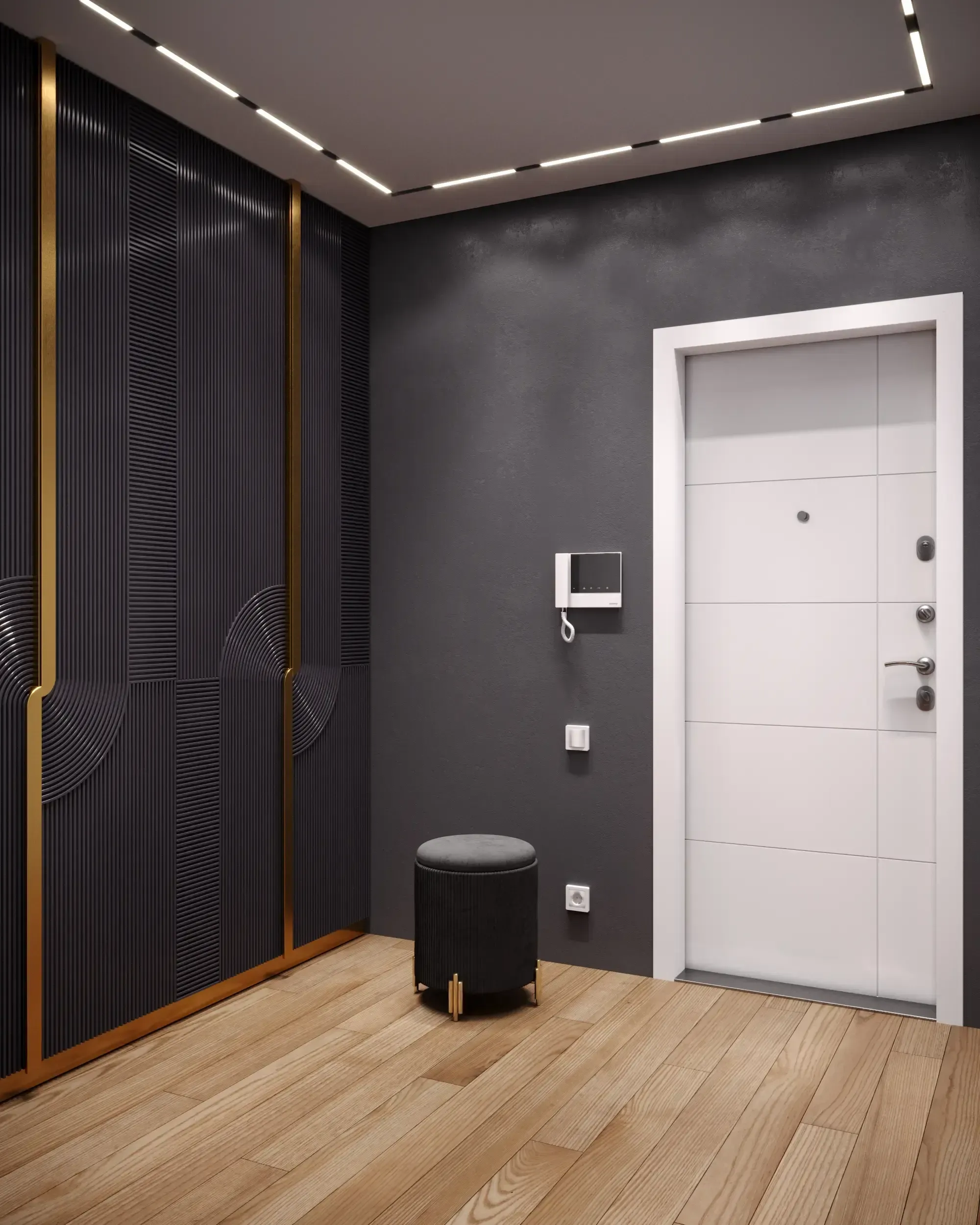 Дизайн интерьера однокомнатной квартиры изображение 4