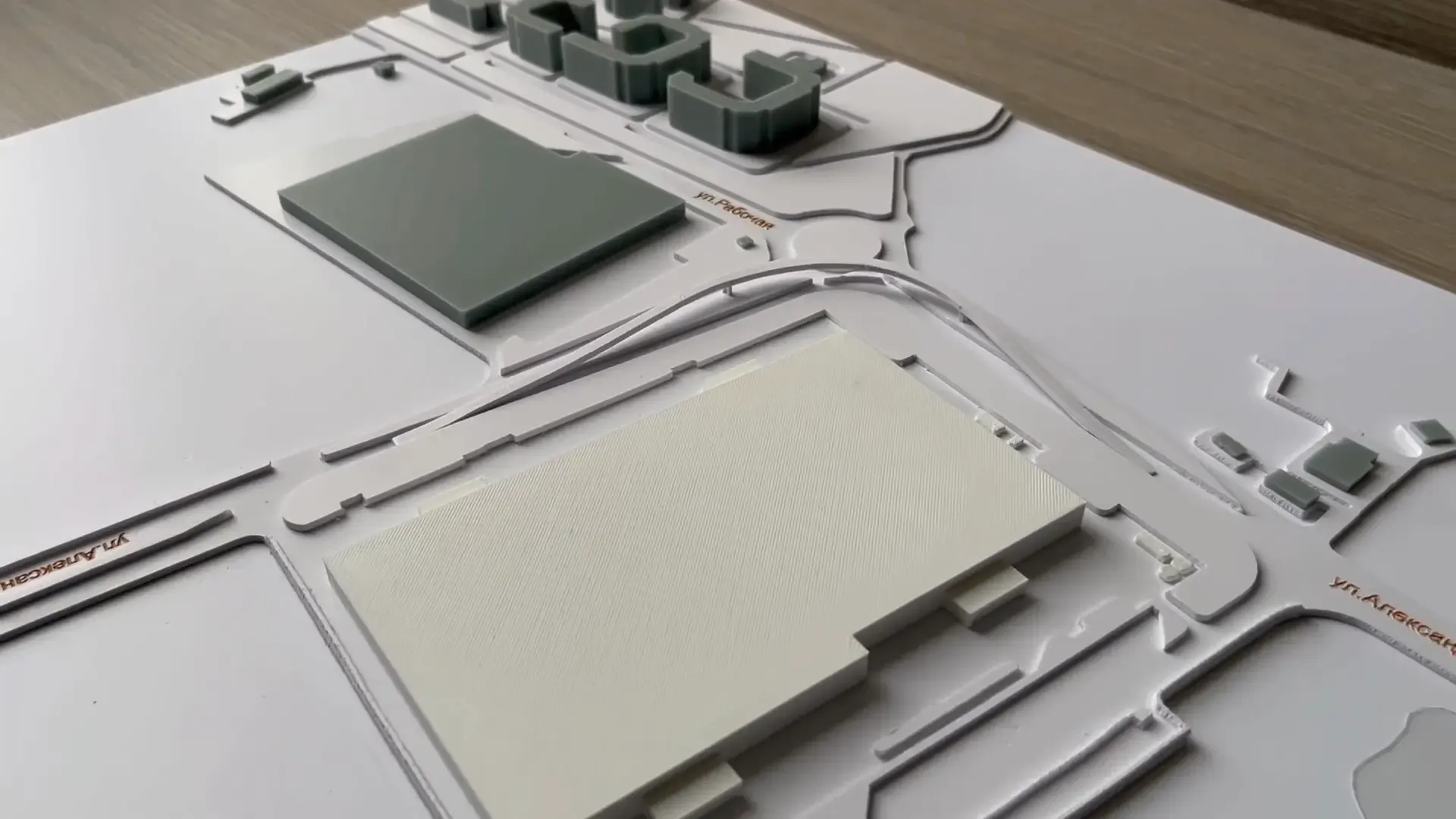 Макет здания склада