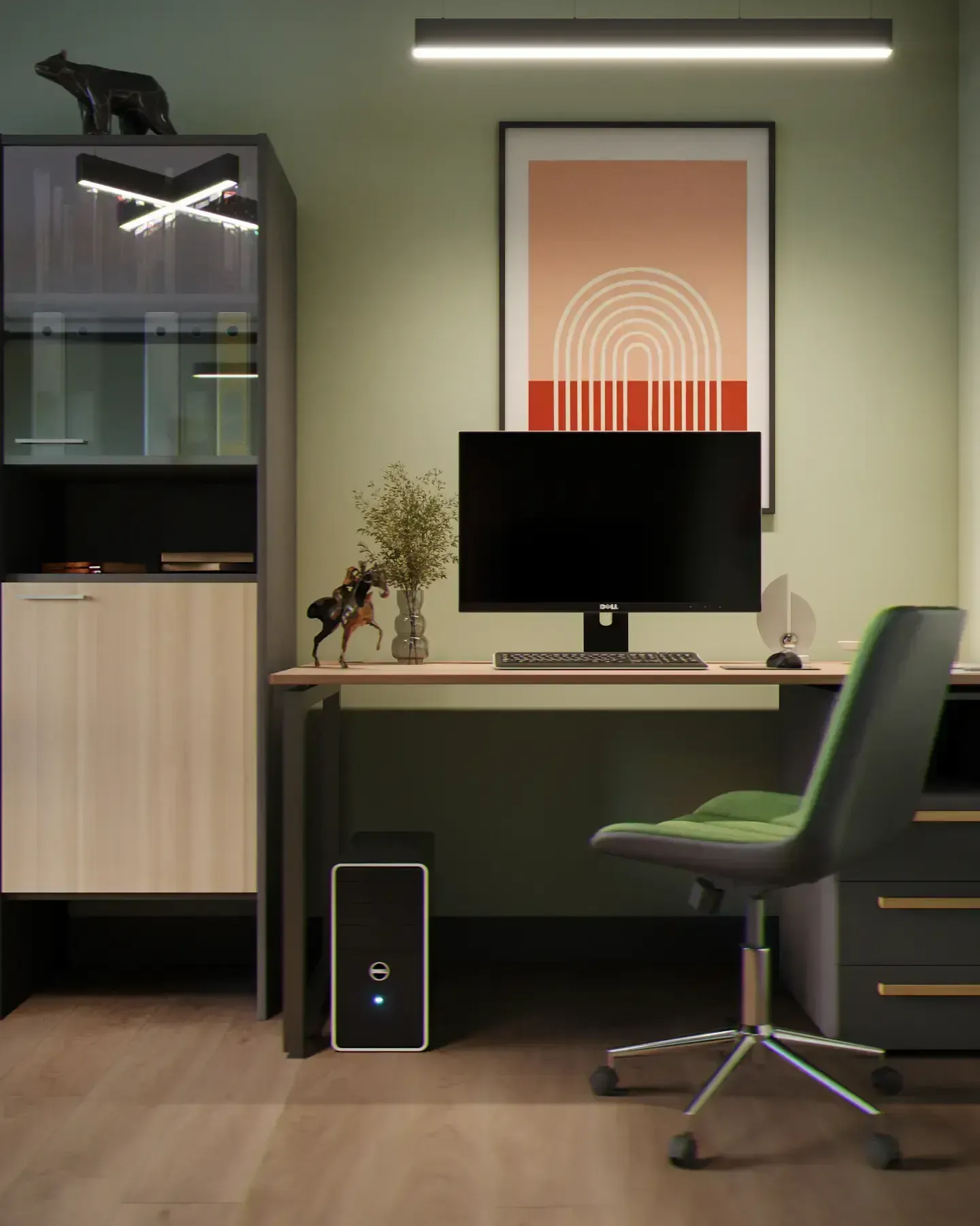 Дизайн интерьера офиса со спортзалом для IT компании изображение 5