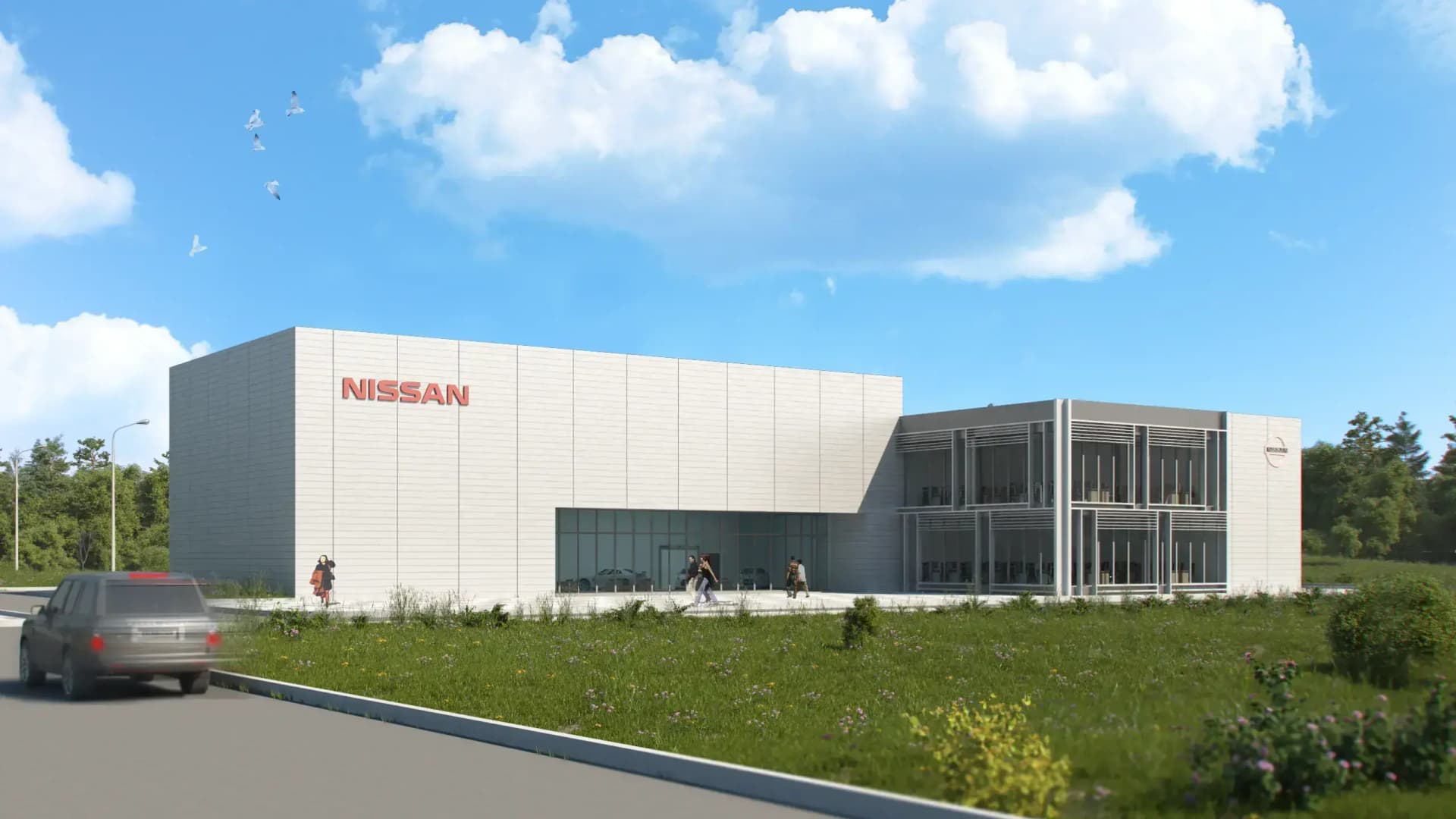 Шоу-рум Nissan
